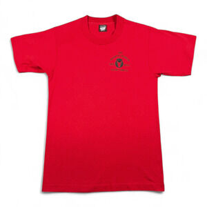 Vintage 34th Infantry Division Shirt Adult SMALL Red Bull Army Military USA 80s